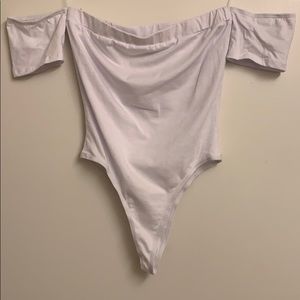 Off shoulder body suit
